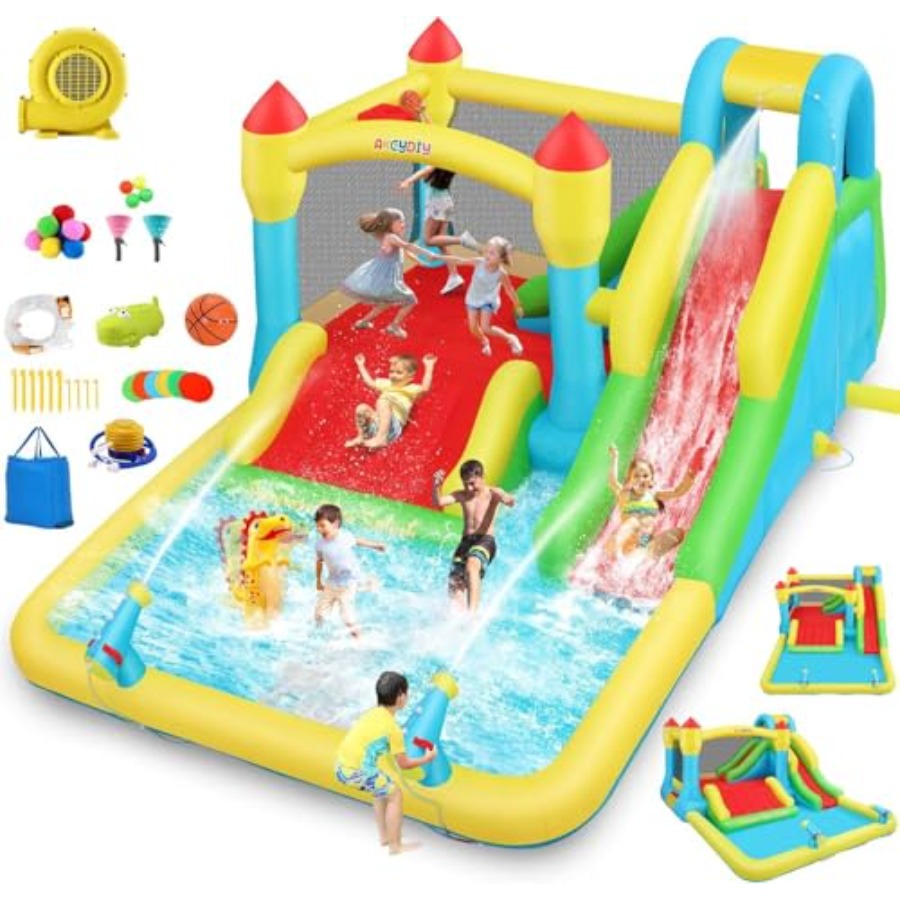 Kids Outdoor House - Outdoor/Indoor inflatable water bounce house for