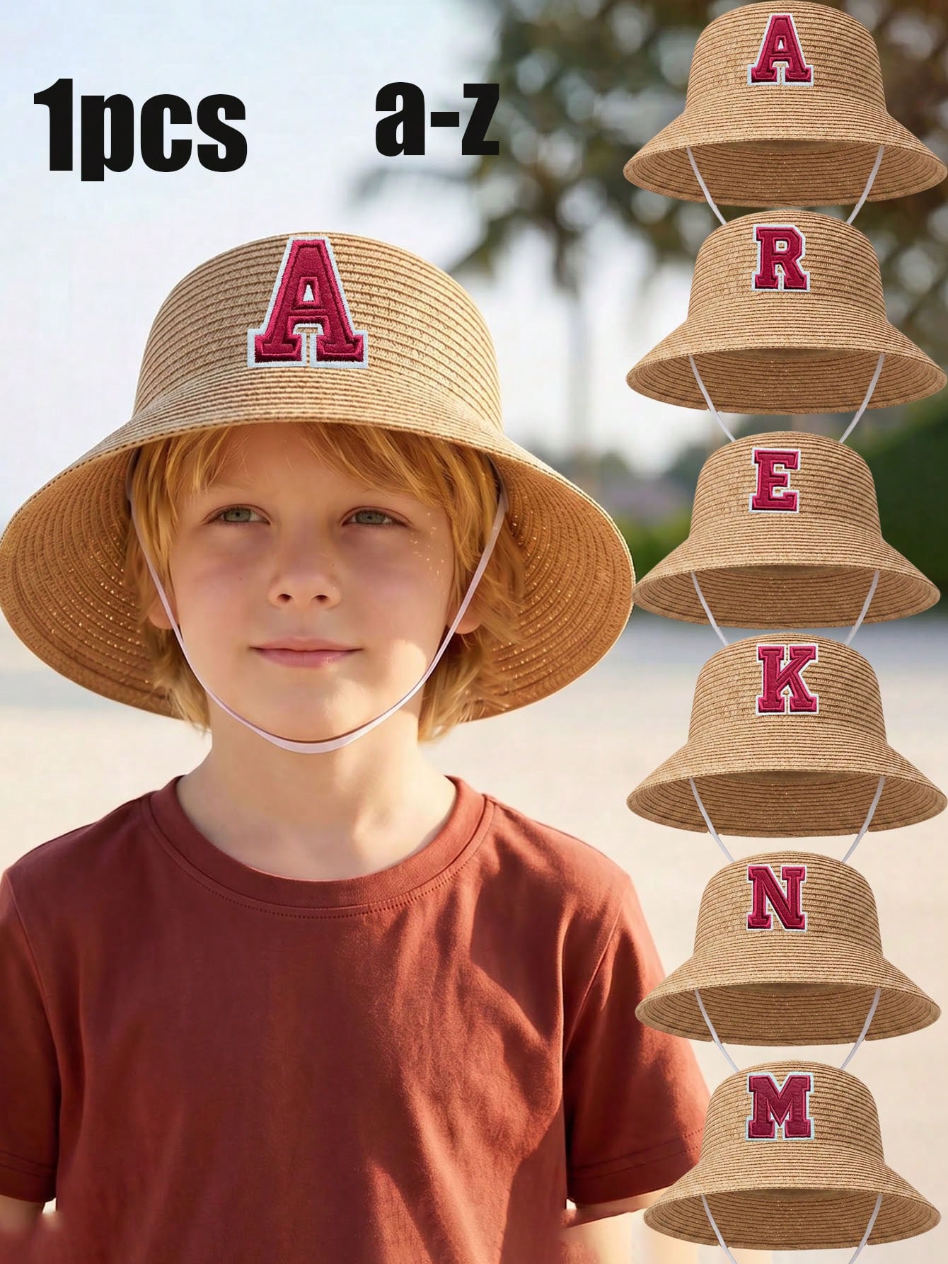 Kids Outdoor Play - 1Pc 3-8Y Boys Coffee Bow Straw