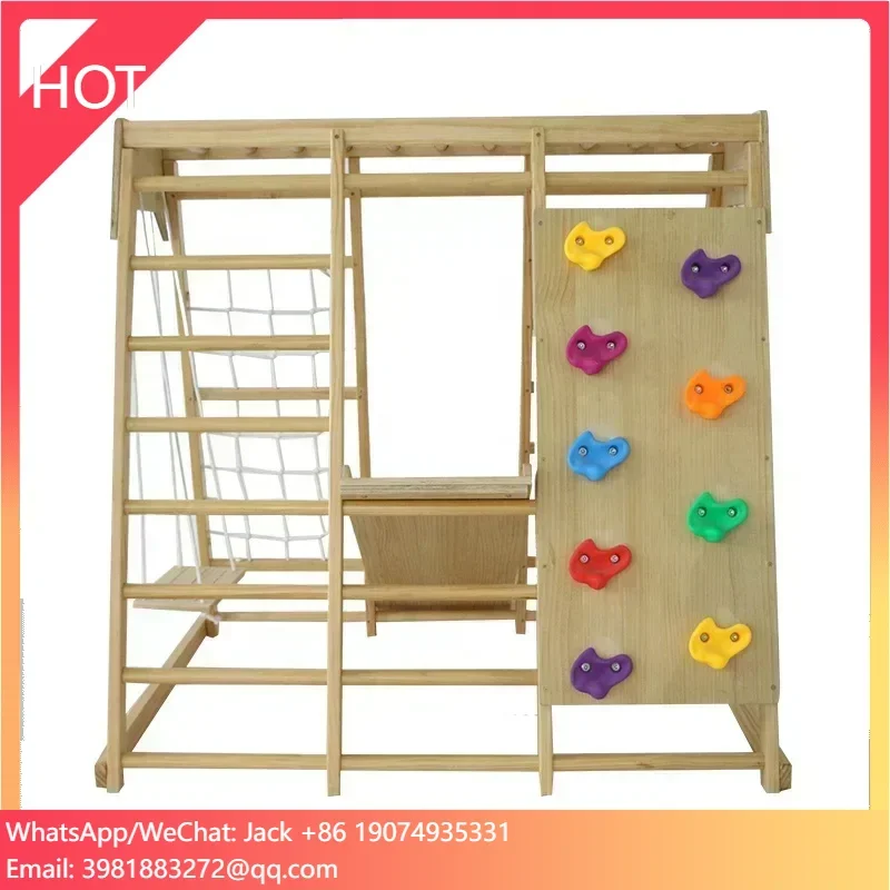 Kids Outdoor Jungle Gym With Slide - 2025Wholesale Children Toddler Kids Jungle Gym