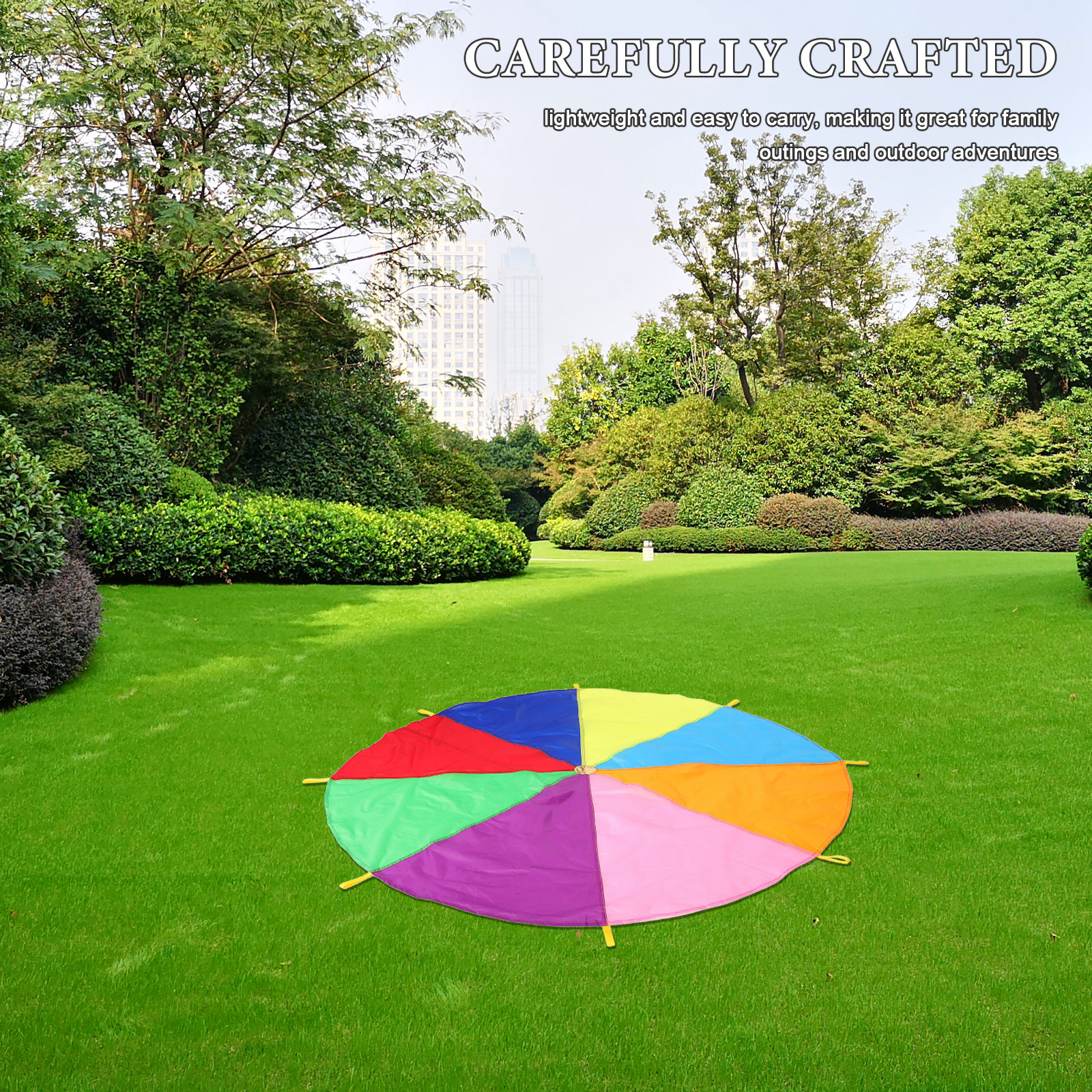 Outdoor Games For Kids - Rainbow Parachute for Kids Outdoor Play