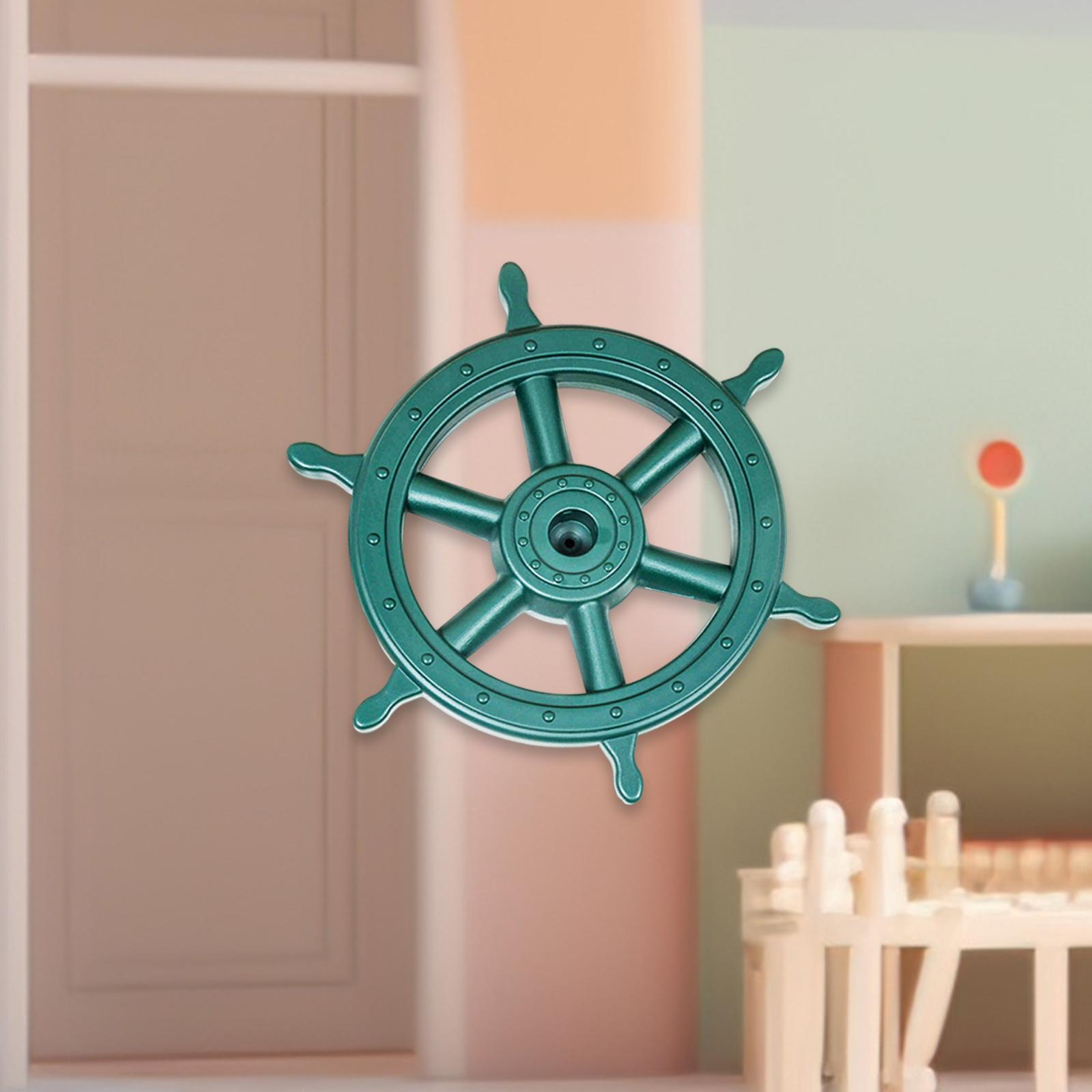 Kids Outdoor Treehouse - Pirate Ship Wheel Toy Kids Steering