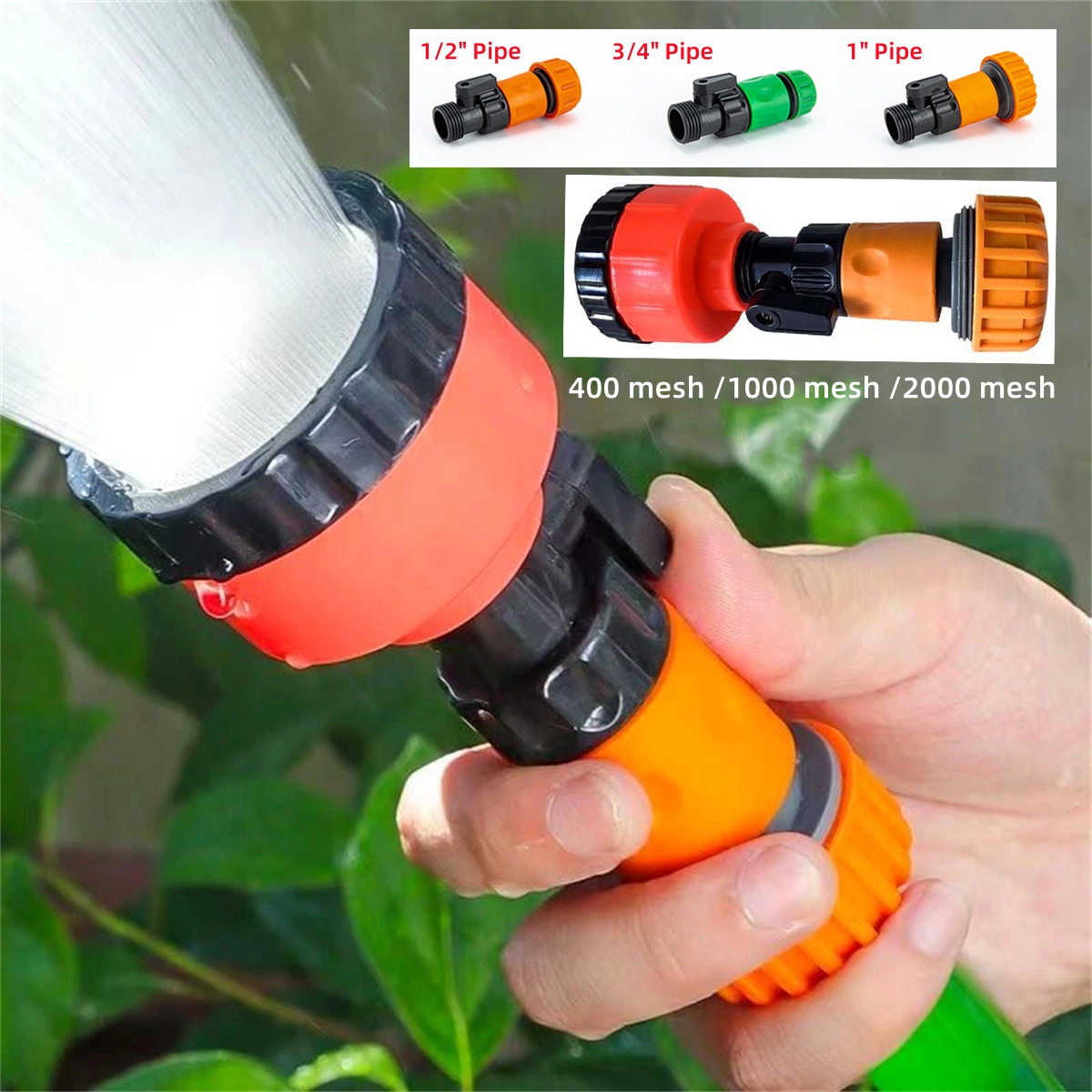 Kids Outdoor Water Sprinkler - Durable Garden Sprinkler Head 400/1000/2000 Mesh