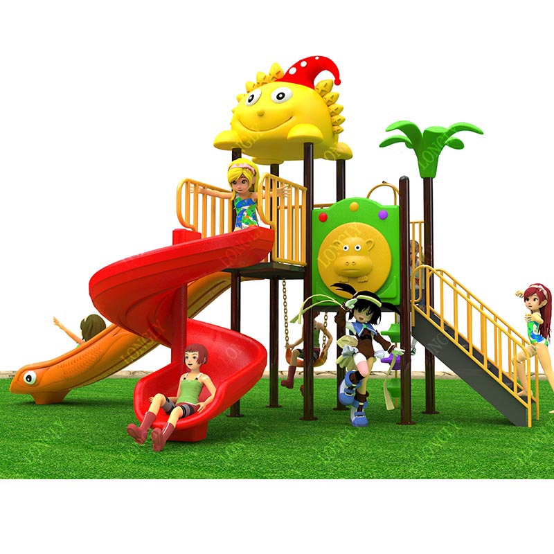 Kids Outdoor Park - Commercial Plastic Slide 450x270x280cm for Kids