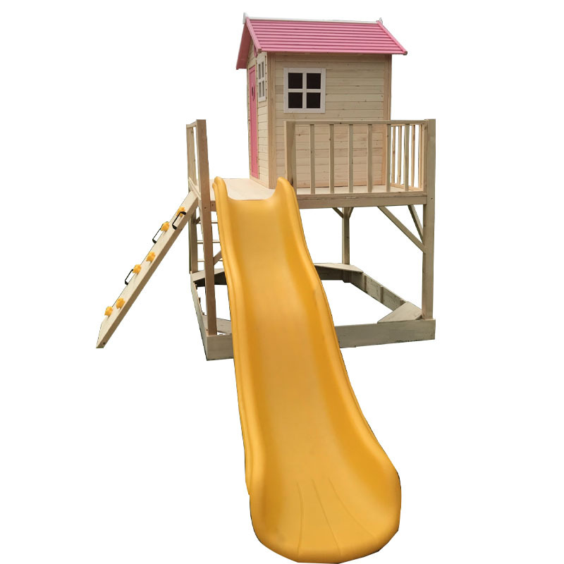 Kids Outdoor Treehouse - Kids log , large play house,