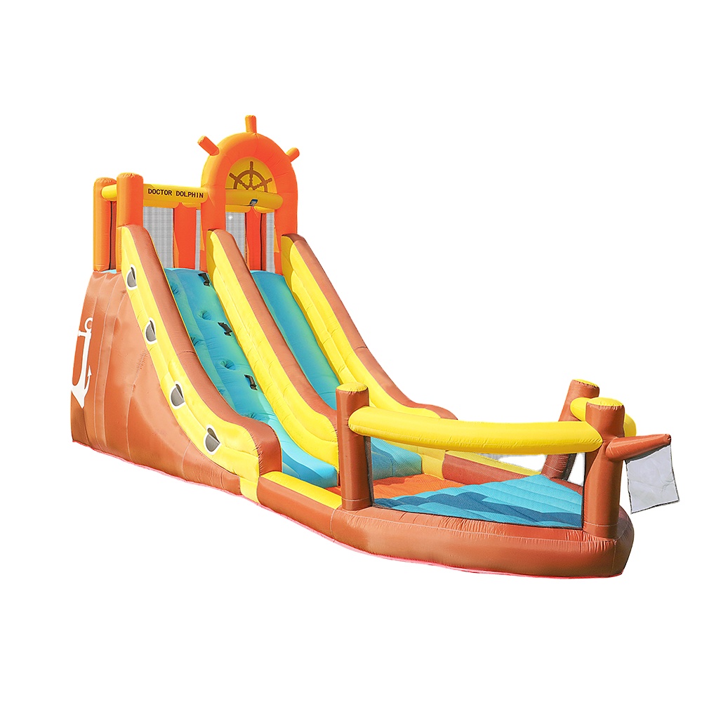 Kids Outdoor House - Doctor Dolphin Pirate Ship Outdoor Jumping