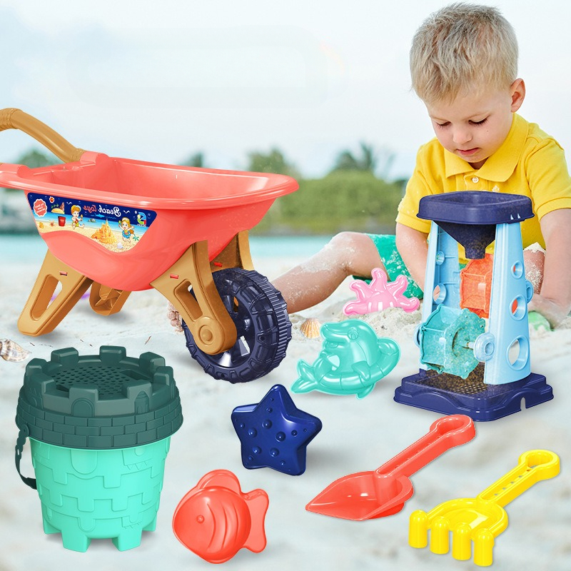 Kids Outdoor Water Play - Beach Sand Play Tool Set Sand