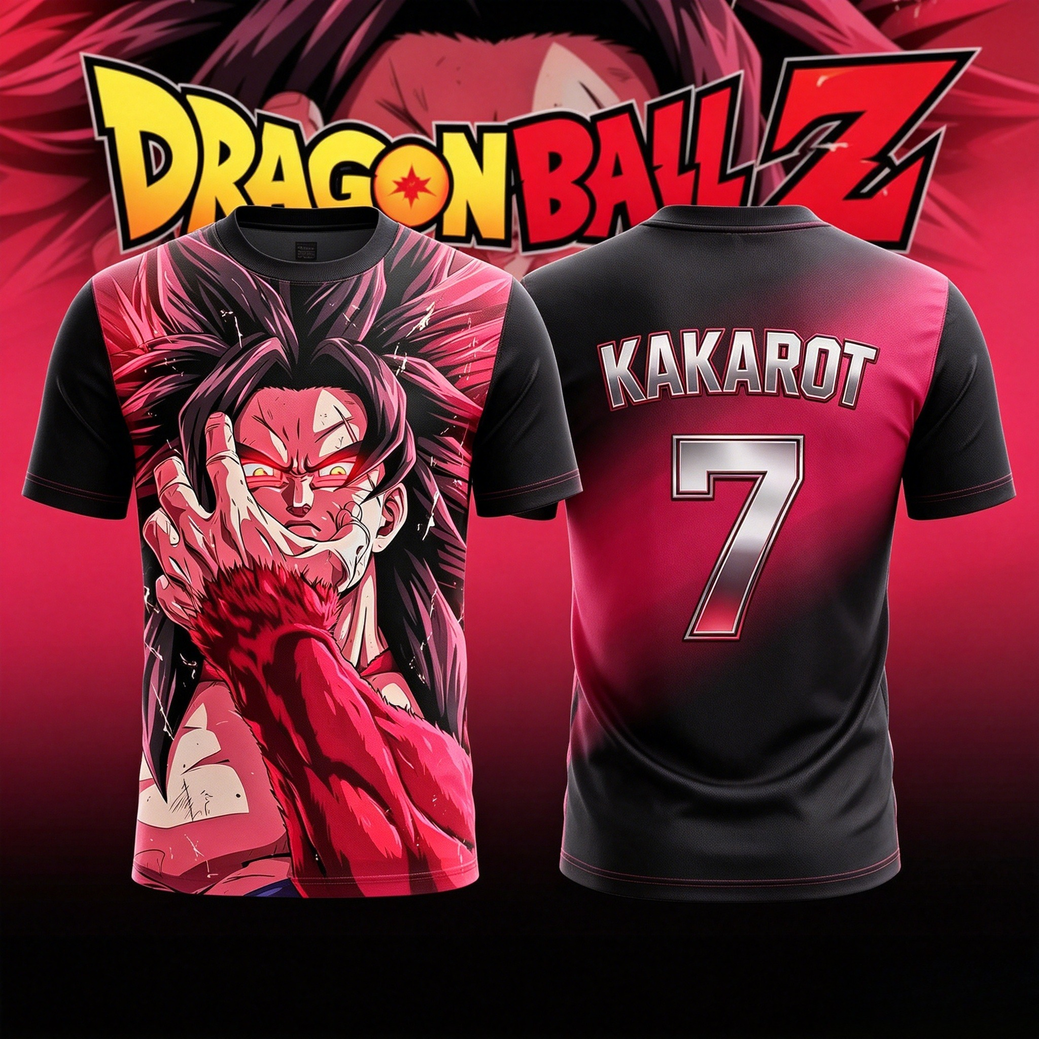 Tee Ball Set - 2026 New Adult Men's Dragon Ball