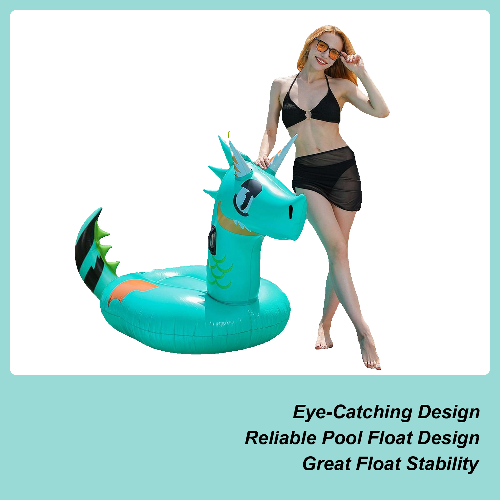Kids Outdoor Loungers - Pool Floats Adult Dragon Inflatable Pool