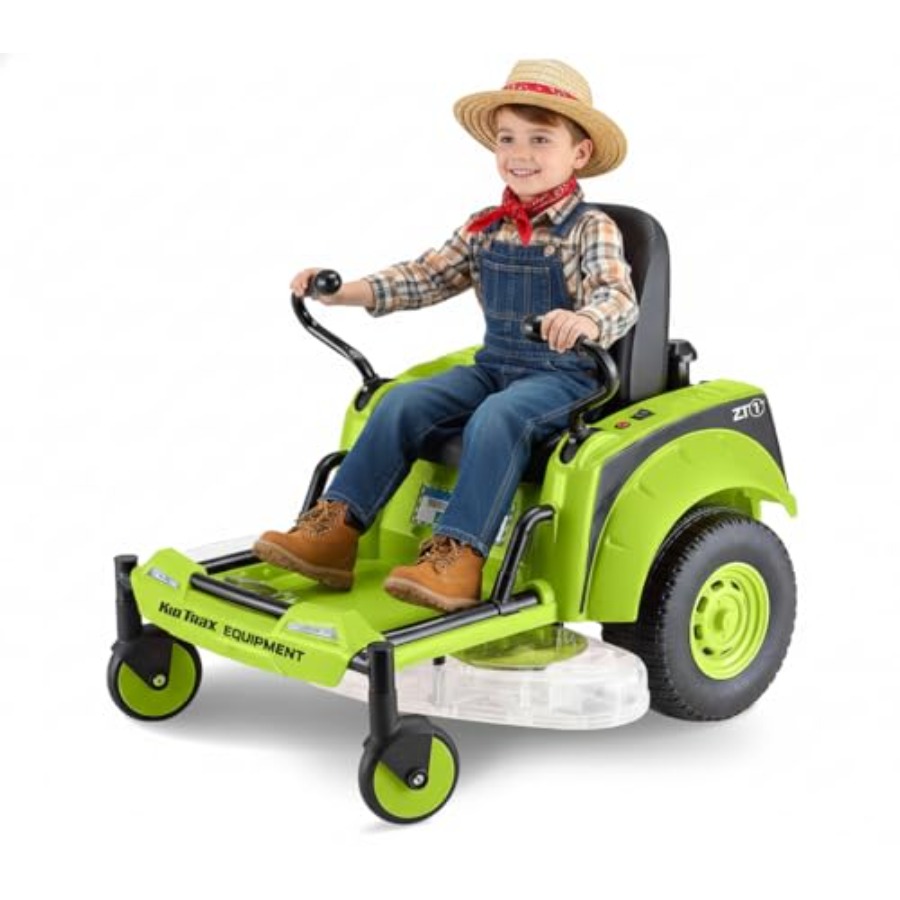 Kids Outdoor Lawn Mower - Kid Trax 12V Zero Turn Lawn