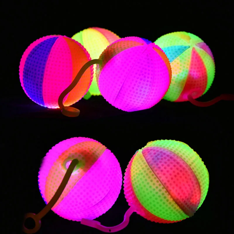 Kids Outdoor Easter Toys - 12pcs Light Flashing Ringing Bounce Bouncing