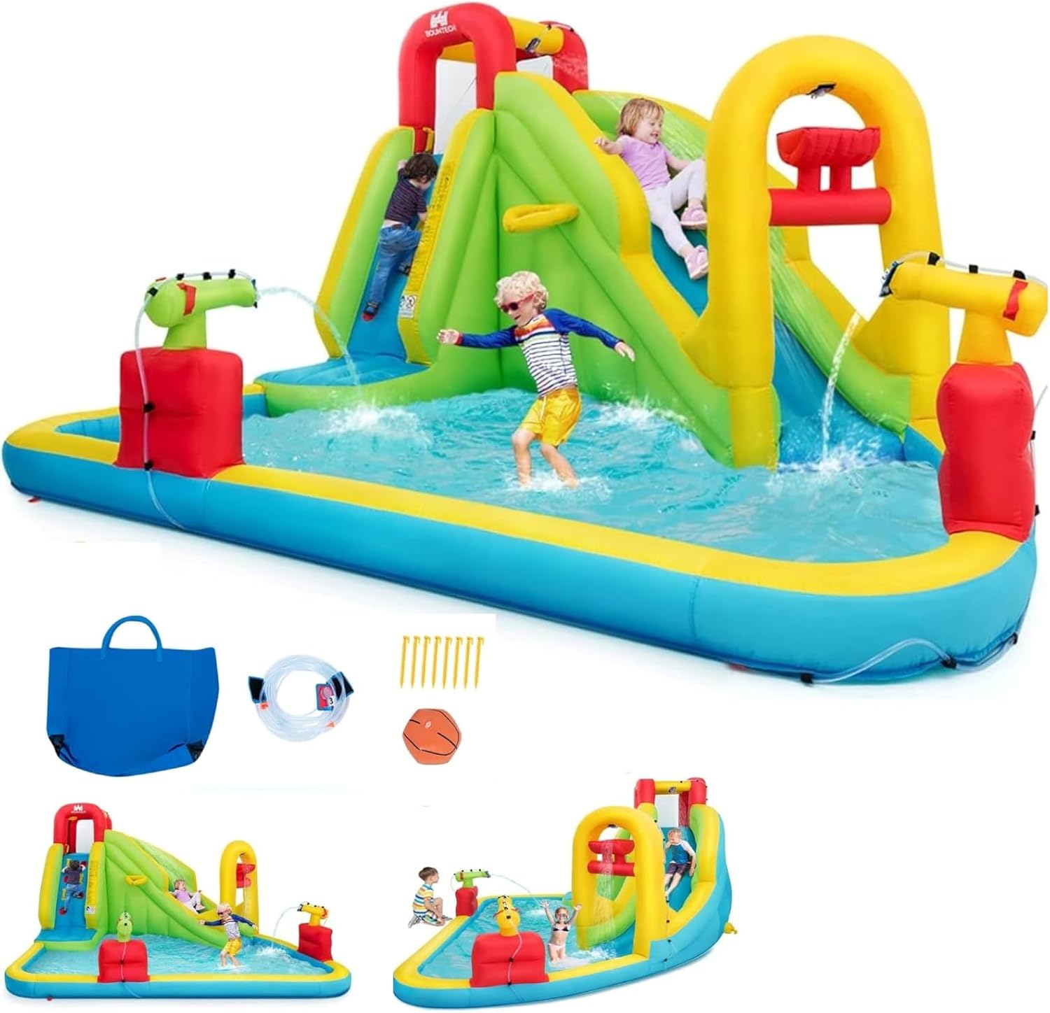 Kids Outdoor Gifts - Mega Inflatable Water Park Bouncy Castle