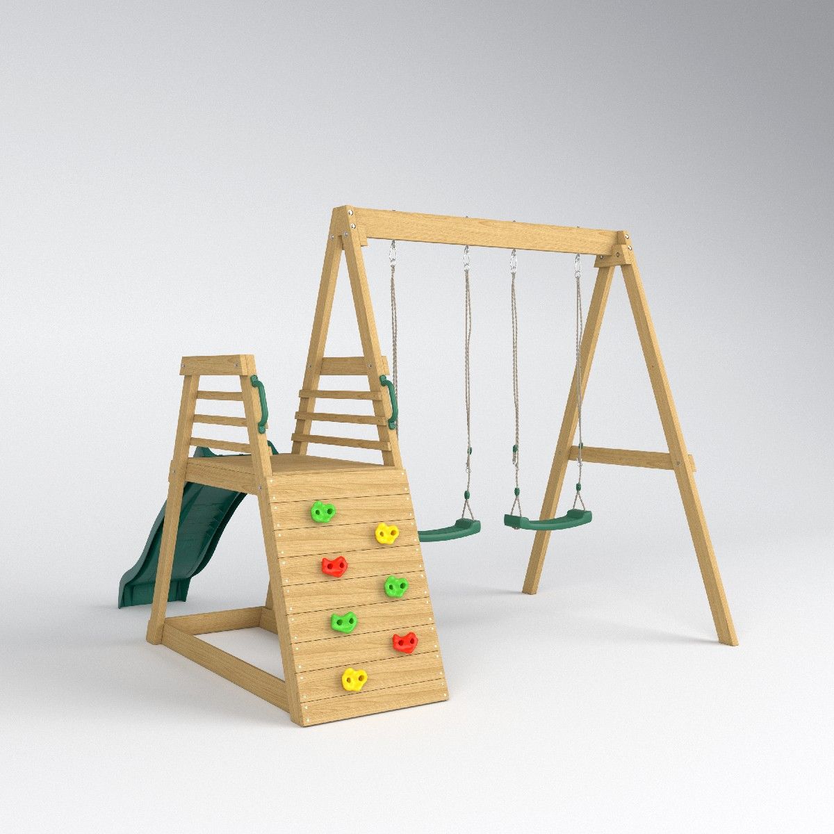 Kids Outdoor Swing Set - 2026 Jungle Gym Slide Swing Garden