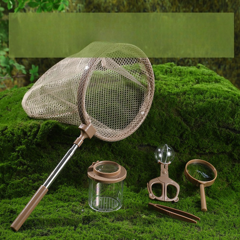 Kids Outdoor Net - Insect Observation Jar Observation Box Feeding