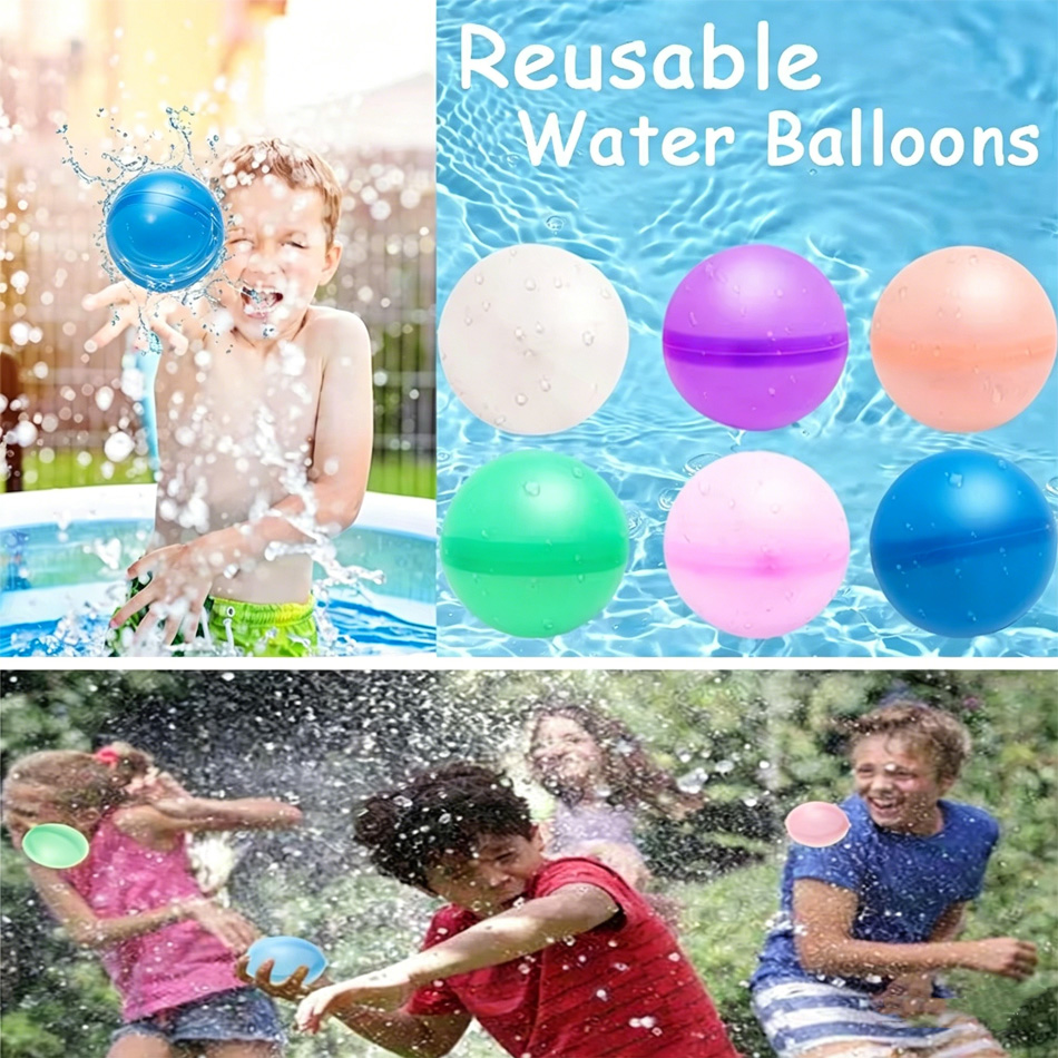 Kids Outdoor Water Play - Hot Reusable Water Balloons Toys Quick