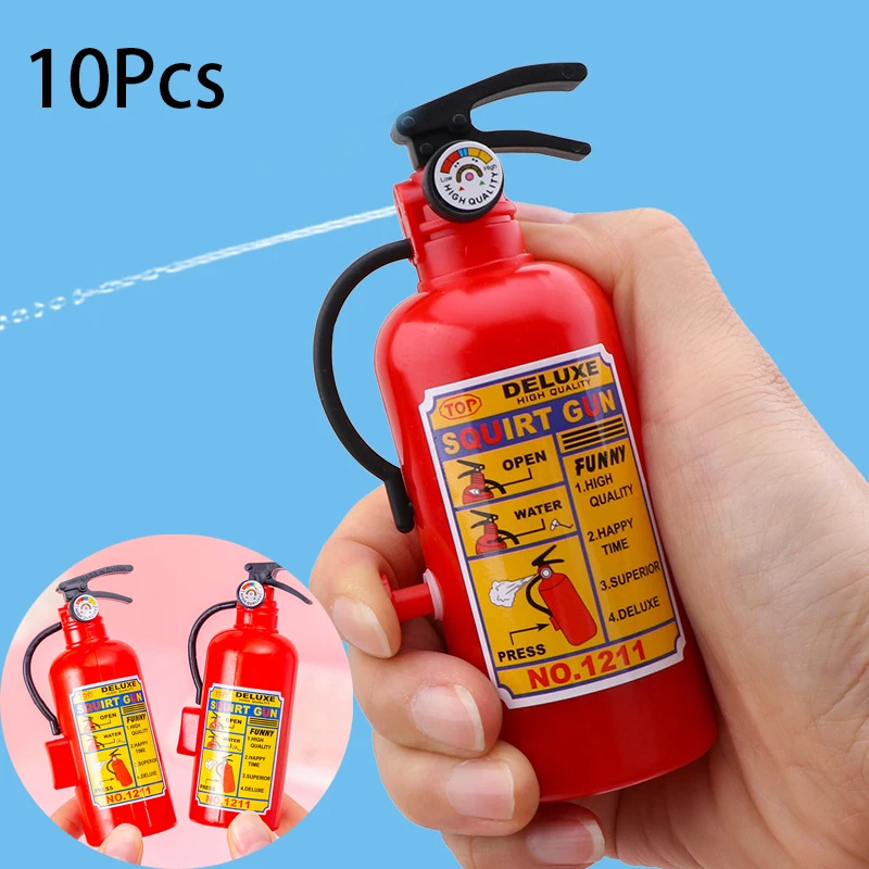 Kids Outdoor Easter Toys - 10Pcs Creative Mini Fire Extinguisher Water