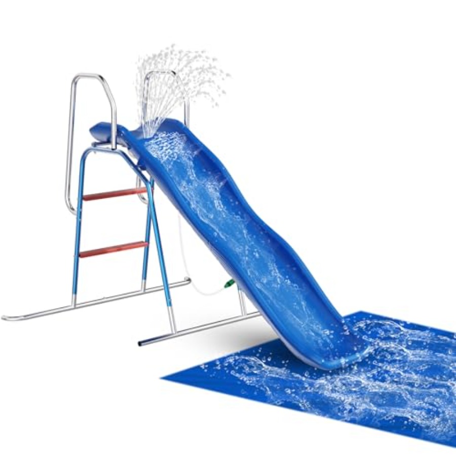 Kids Outdoor Water Sprinkler - Backyard water slide for kids, PVC