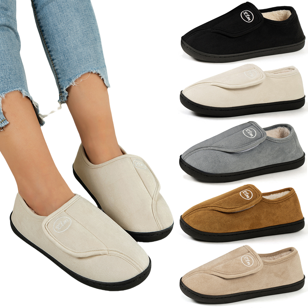Kids Outdoor House - Flat Slippers for Men Suede Leather