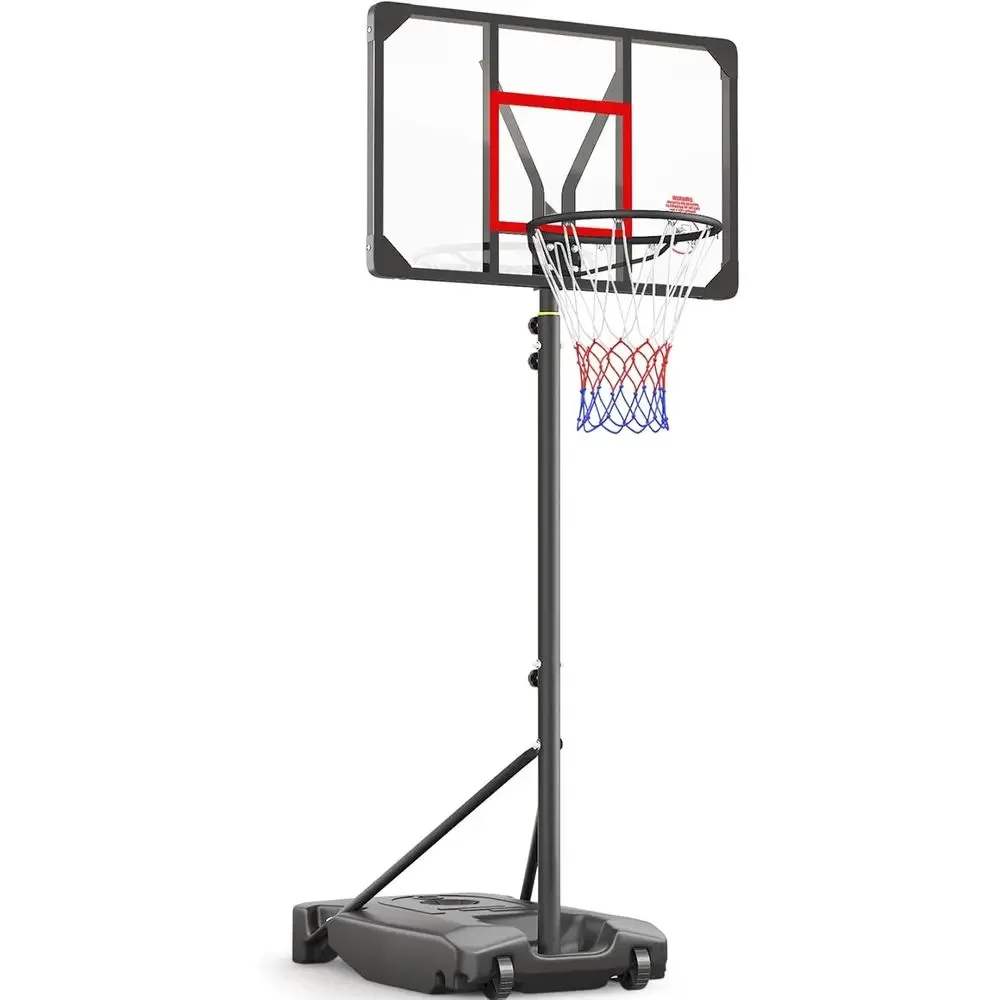 Kids Outdoor Play - Adjustable Height Portable Basketball Hoop for