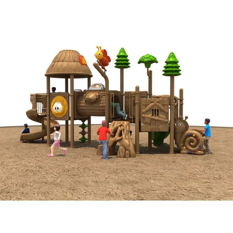 Outdoor Games For Kids - Playground Outdoor Kids Slide With Swings