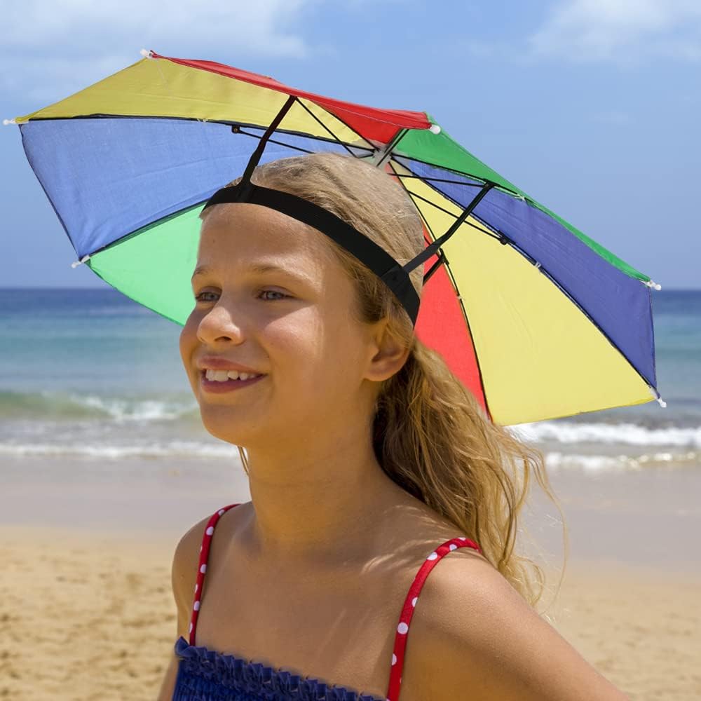 Rainbow Umbrella Hat for Kids  - đánh giá và giá Kids Outdoor Umbrella