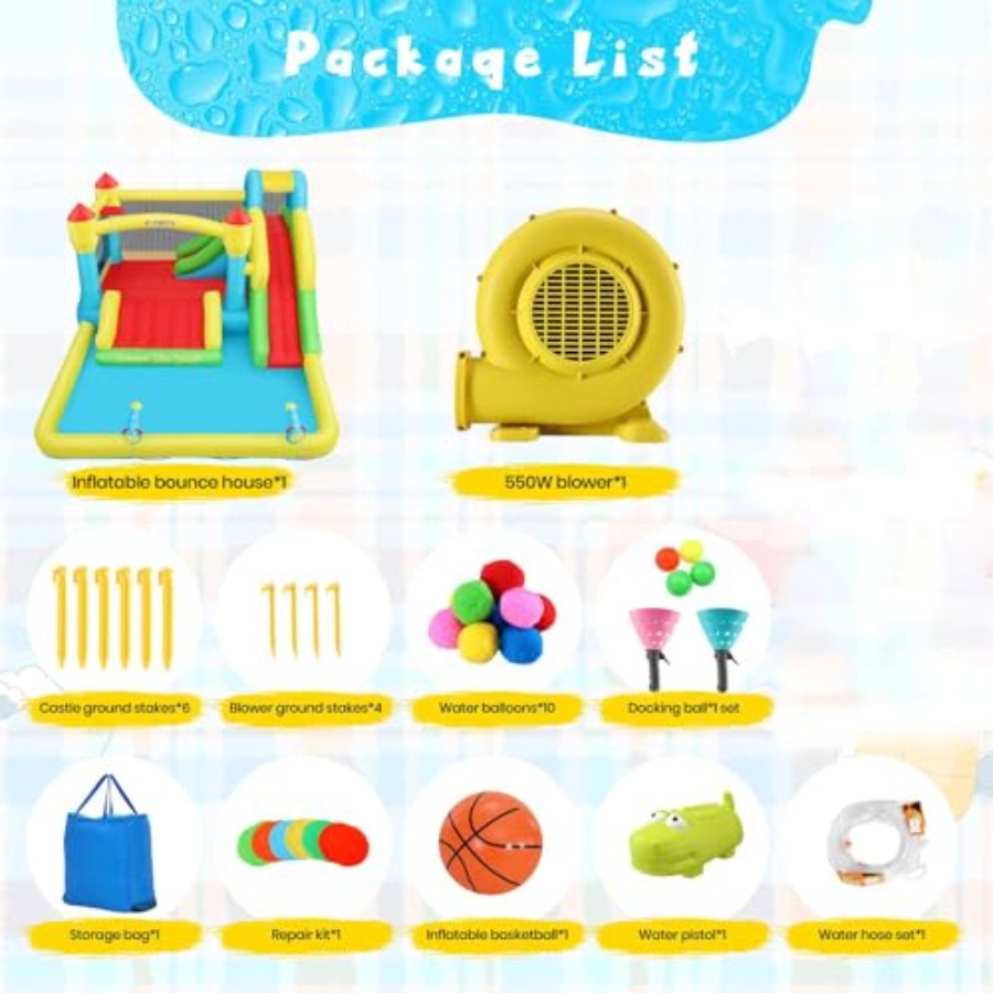 Outdoor/Indoor inflatable wate - đánh giá và giá Kids Outdoor House