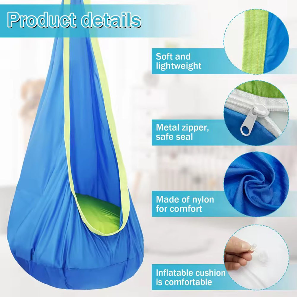Kids Pod Swing Seat Nylon Hang - đánh giá và giá Kids Outdoor Swing Set