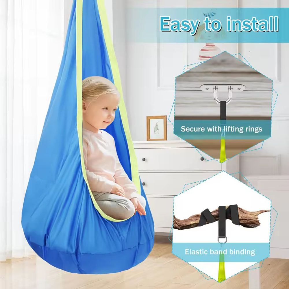 Kids Pod Swing Seat Nylon Hang - đánh giá và giá Kids Outdoor Swing Set