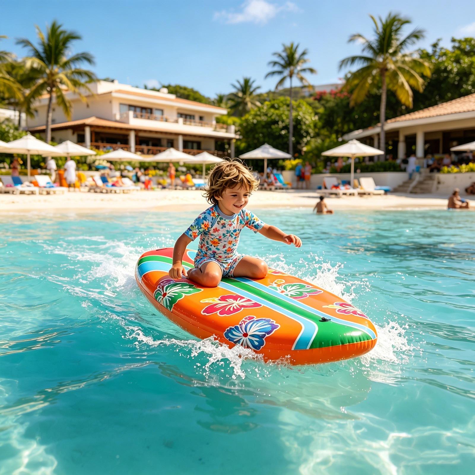 Blow Up Surf Board 2 Pieces Po - đánh giá và giá Outdoor Games For Kids