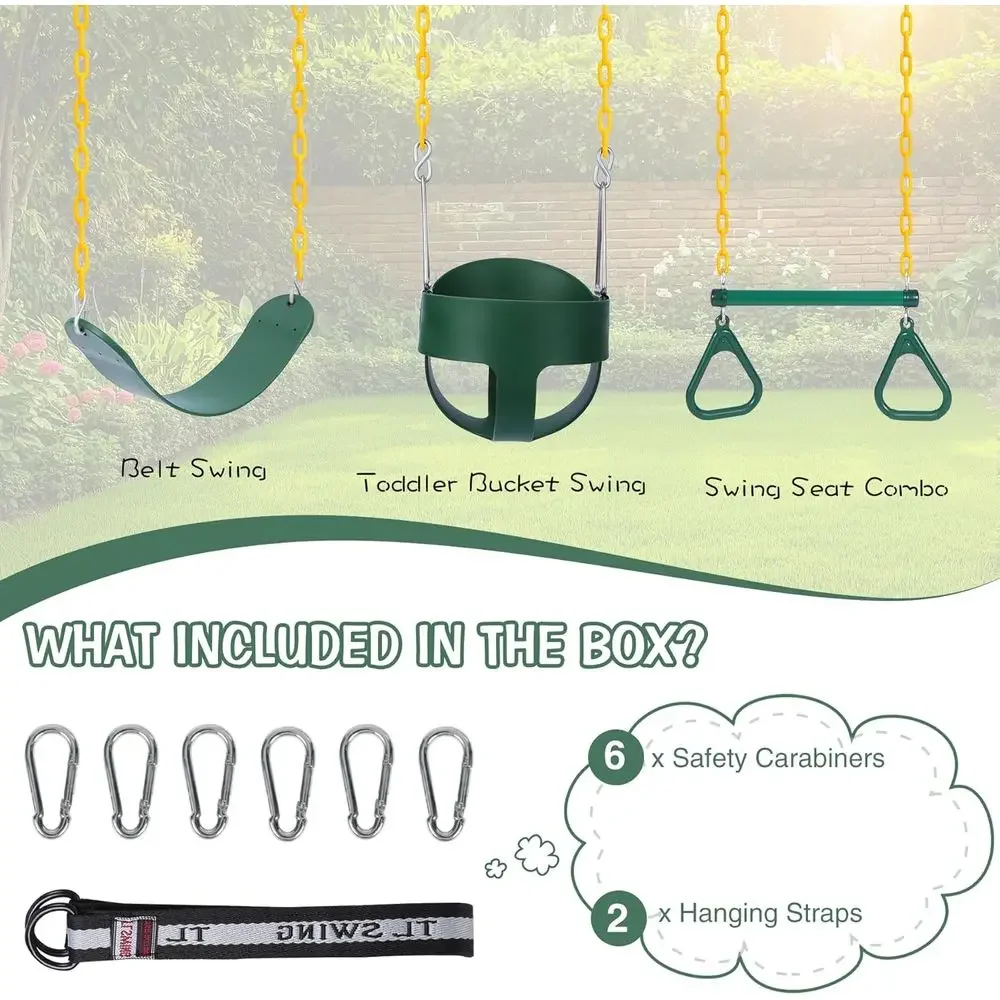 Outdoor Combo Swing Set with R - đánh giá và giá Kids Outdoor Swing Set