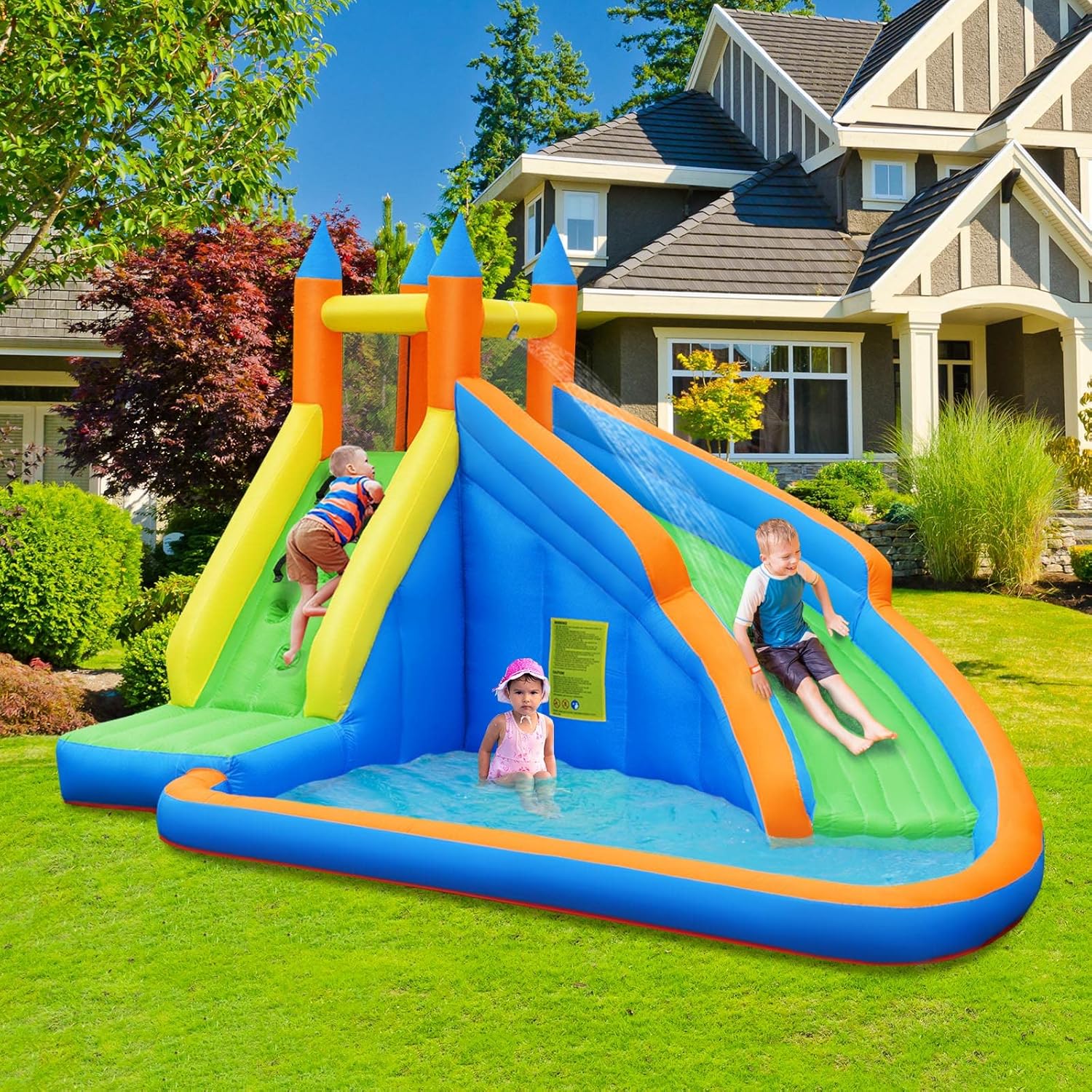 Giant Inflatable Water Park Bo - đánh giá và giá Kids Outdoor House
