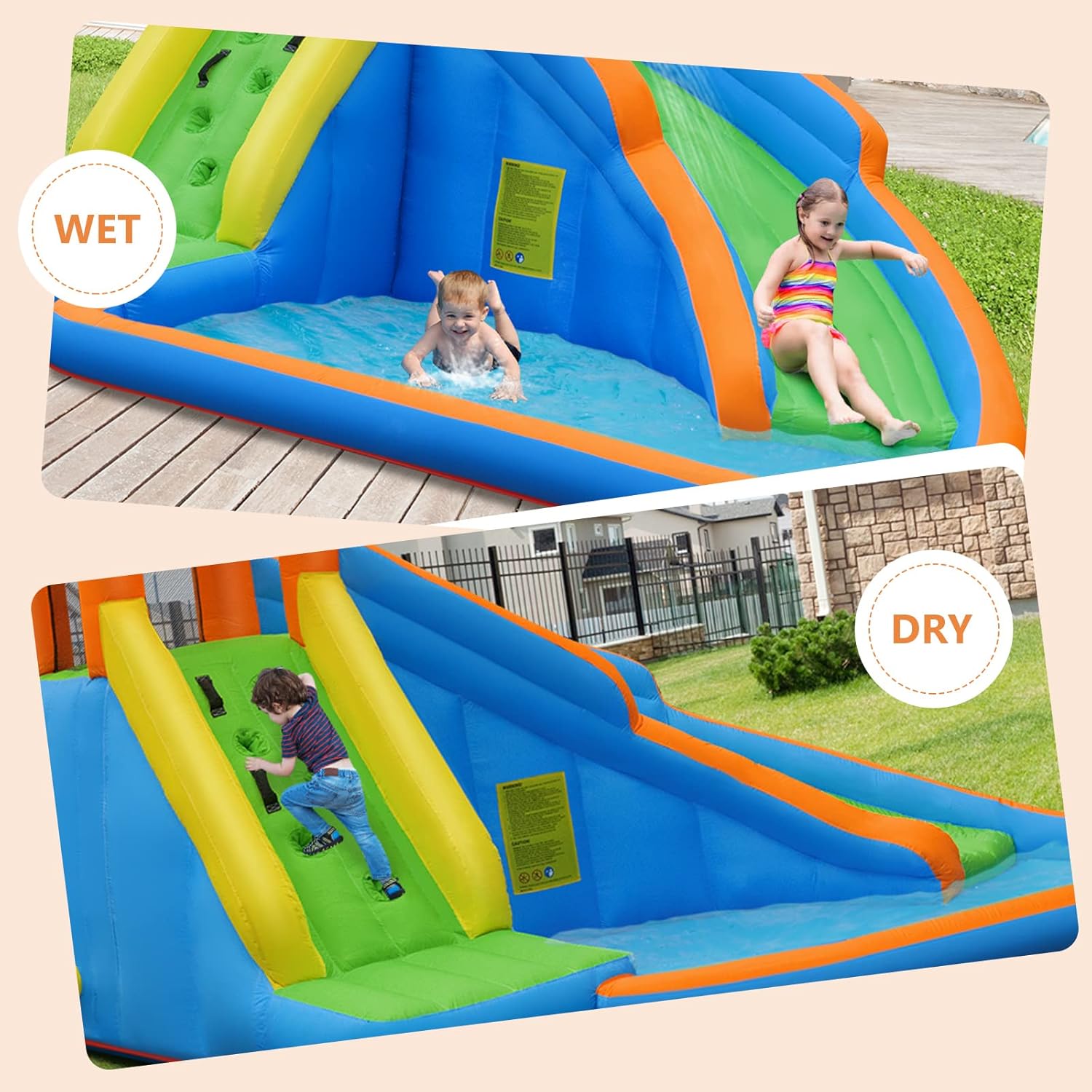 Giant Inflatable Water Park Bo - đánh giá và giá Kids Outdoor House