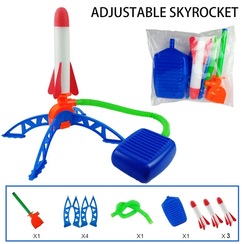 Air Rocket Foot Pump Launcher  - đánh giá và giá Kids Outdoor Jumping