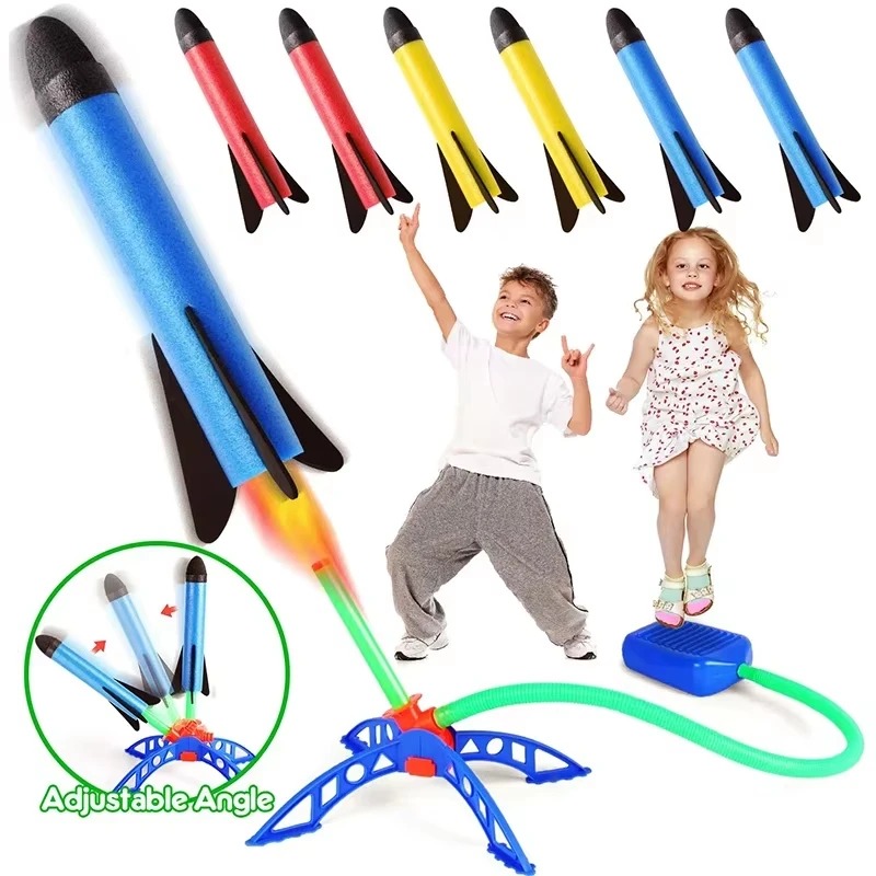 Air Rocket Foot Pump Launcher  - đánh giá và giá Kids Outdoor Jumping