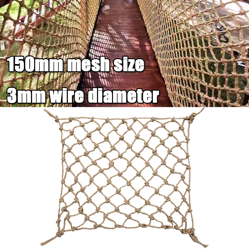 1Pc Retro Hemp Rope Net Perfec - đánh giá và giá Kids Outdoor Net