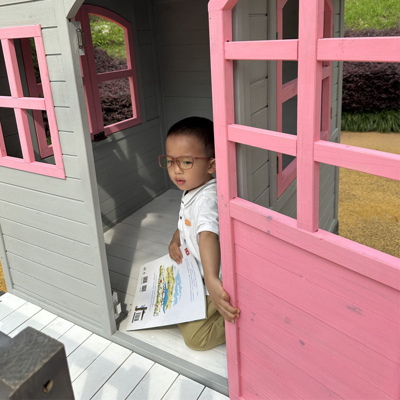 Outdoor large slide kids woode - đánh giá và giá Kids Outdoor Treehouse