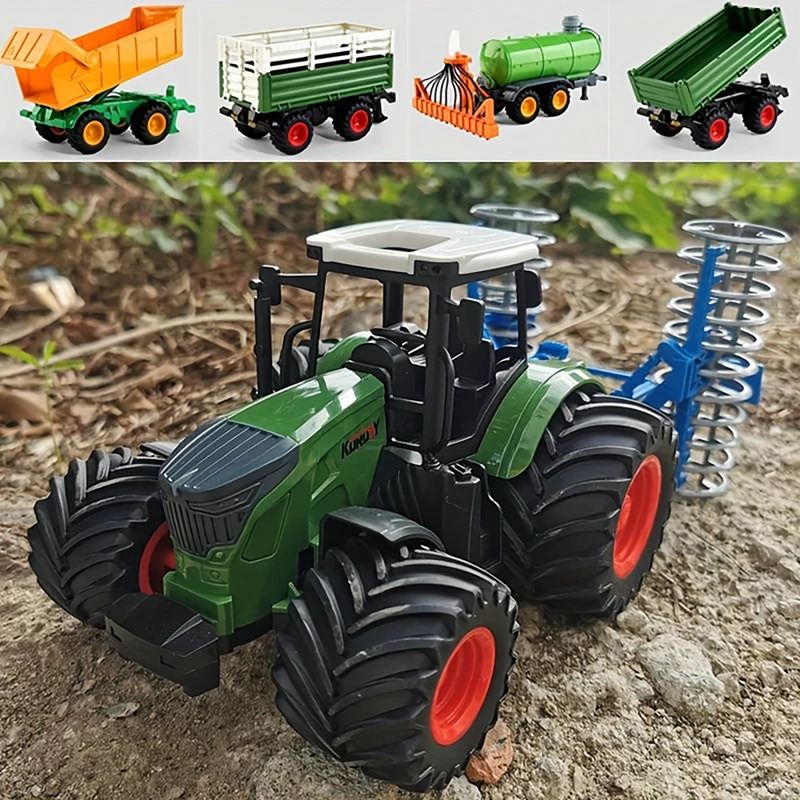 1:24 Inertial Farm Tractor wit - đánh giá và giá Kids Outdoor Gifts