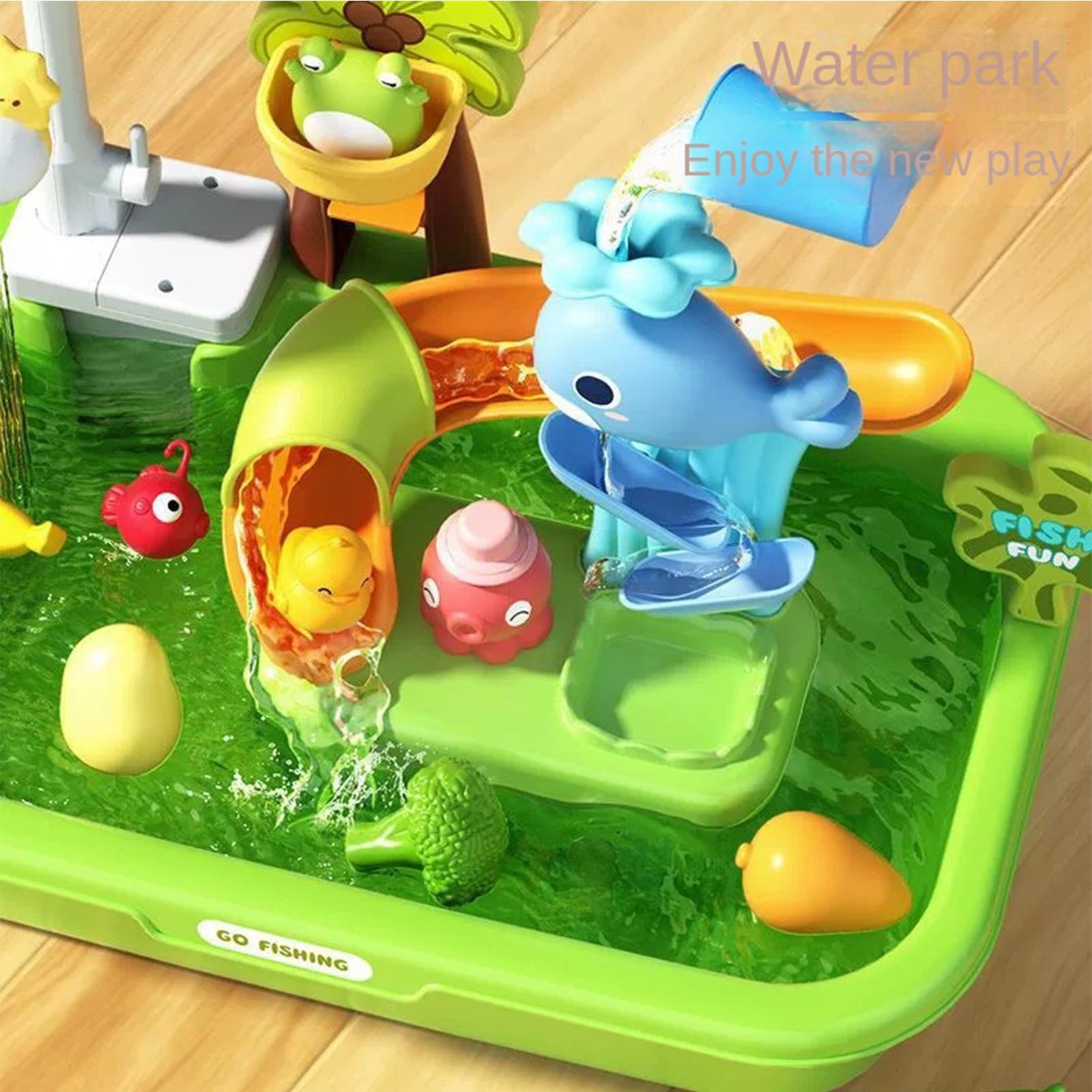 Children's Kitchen Toys Electr - đánh giá và giá Kids Outdoor Water Play Table