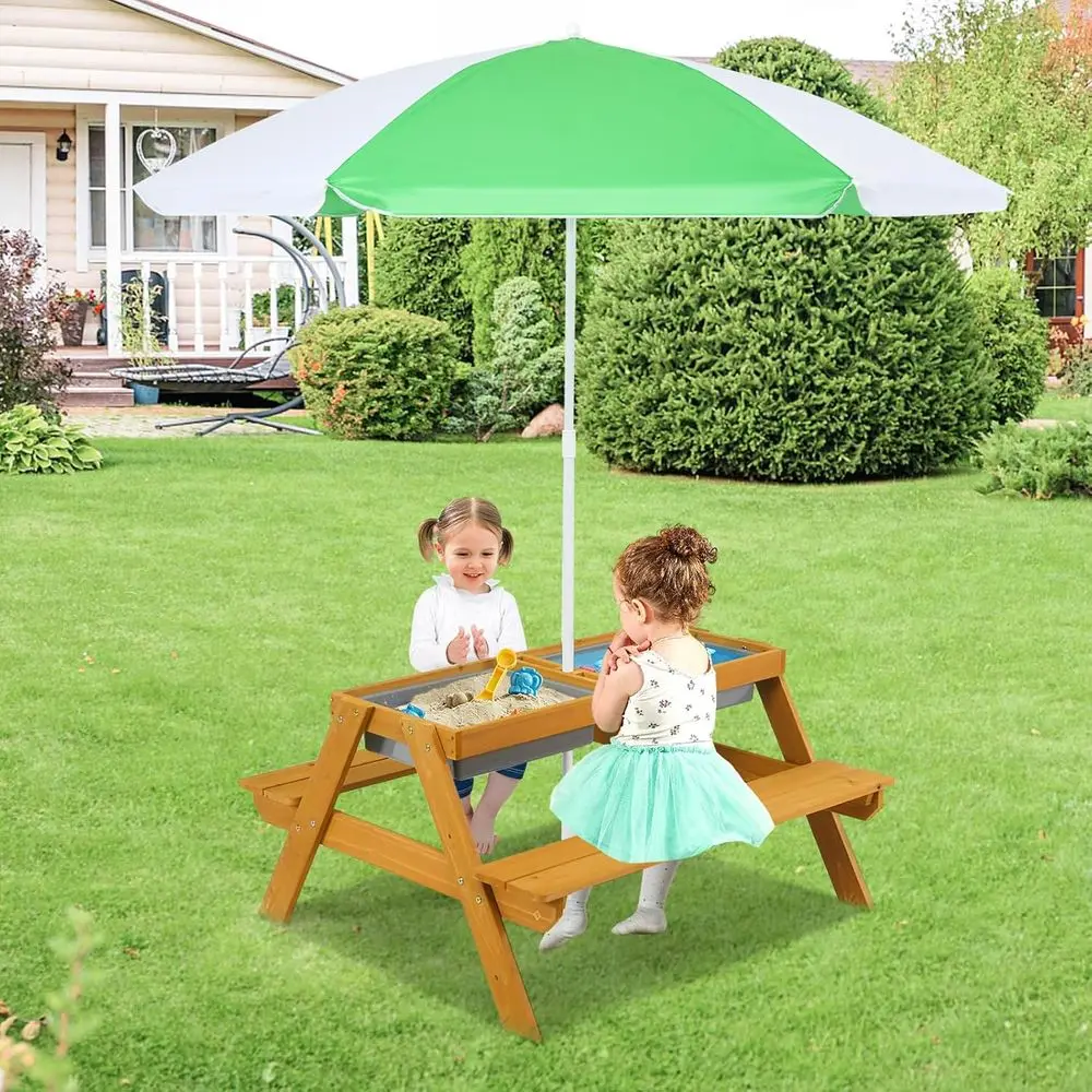 3-in-1 Height-Adjustable Umbre - đánh giá và giá Kids Outdoor Umbrella