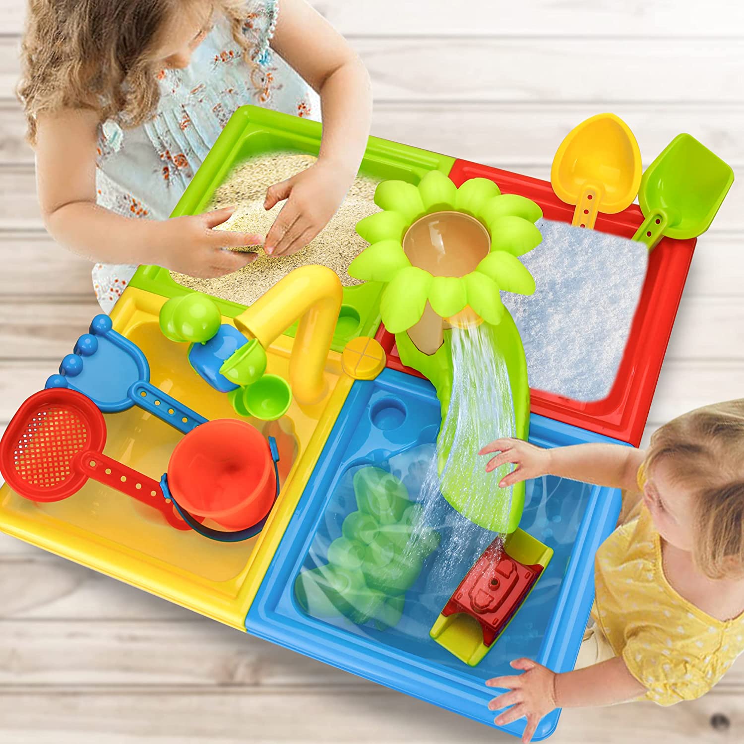Beach Table Sand Play Toys Chi - đánh giá và giá Kids Outdoor Water Play