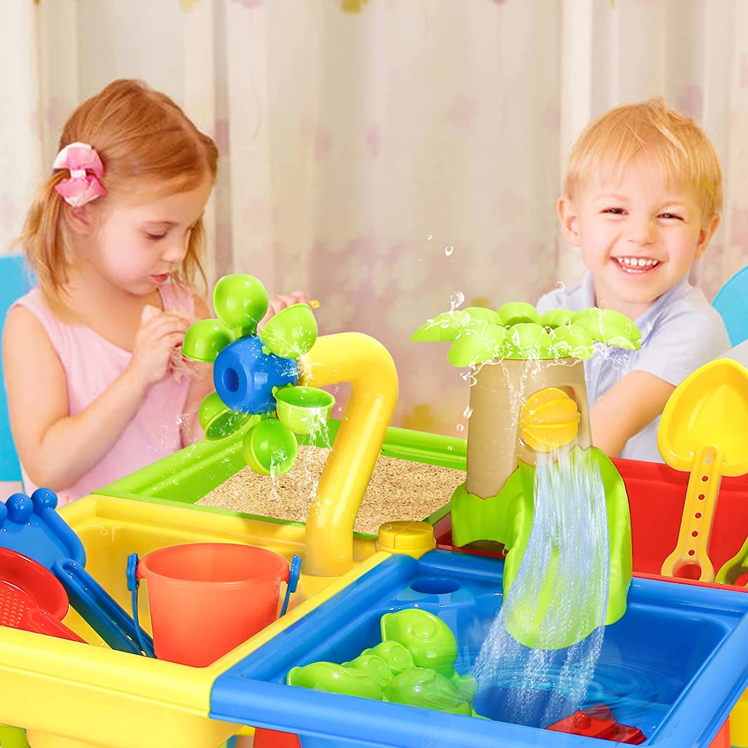 Beach Table Sand Play Toys Chi - đánh giá và giá Kids Outdoor Water Play