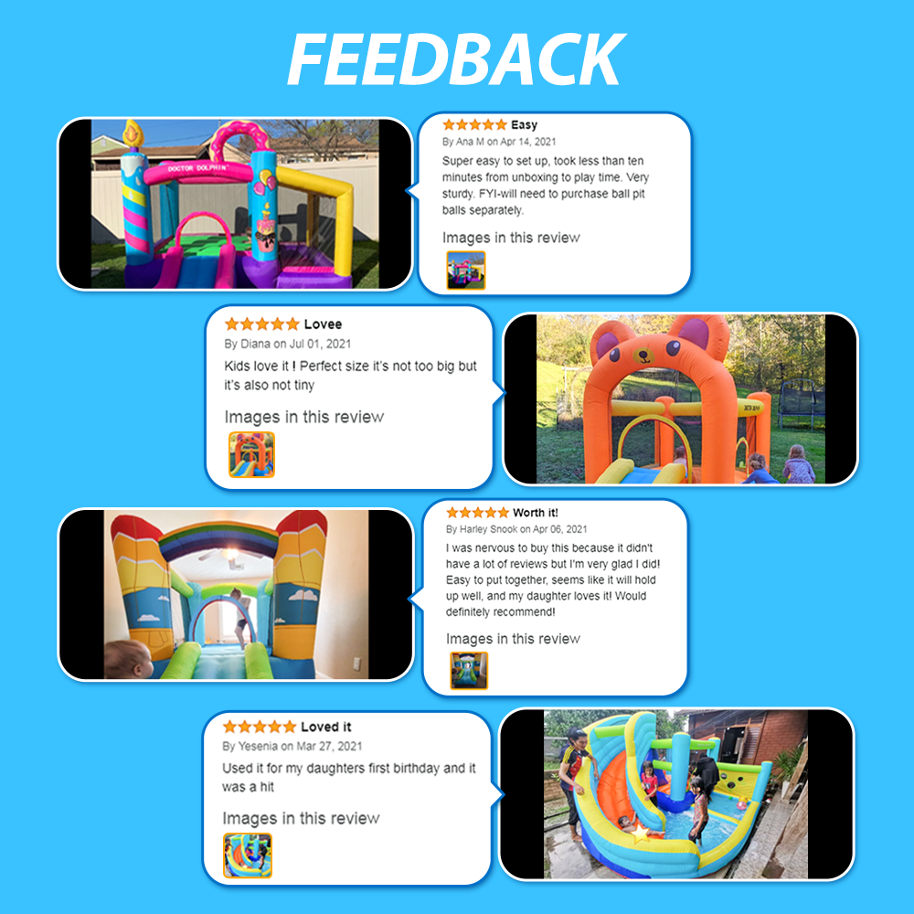 In Stock Small Inflatable Boun - đánh giá và giá Kids Outdoor House