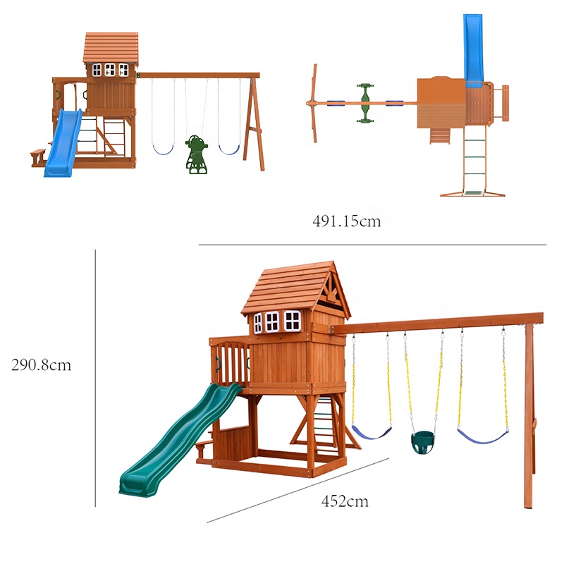 Large Outdoor Amusement Equipm - đánh giá và giá Kids Outdoor Swing Set