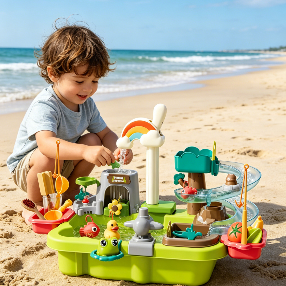 38/43/45pcs Kids Water Table S - đánh giá và giá Kids Outdoor Water Play Table