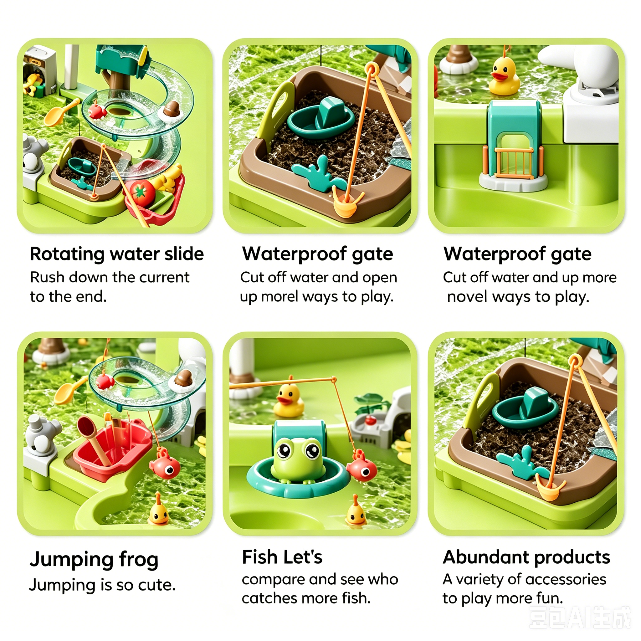 38/43/45pcs Kids Water Table S - đánh giá và giá Kids Outdoor Water Play Table