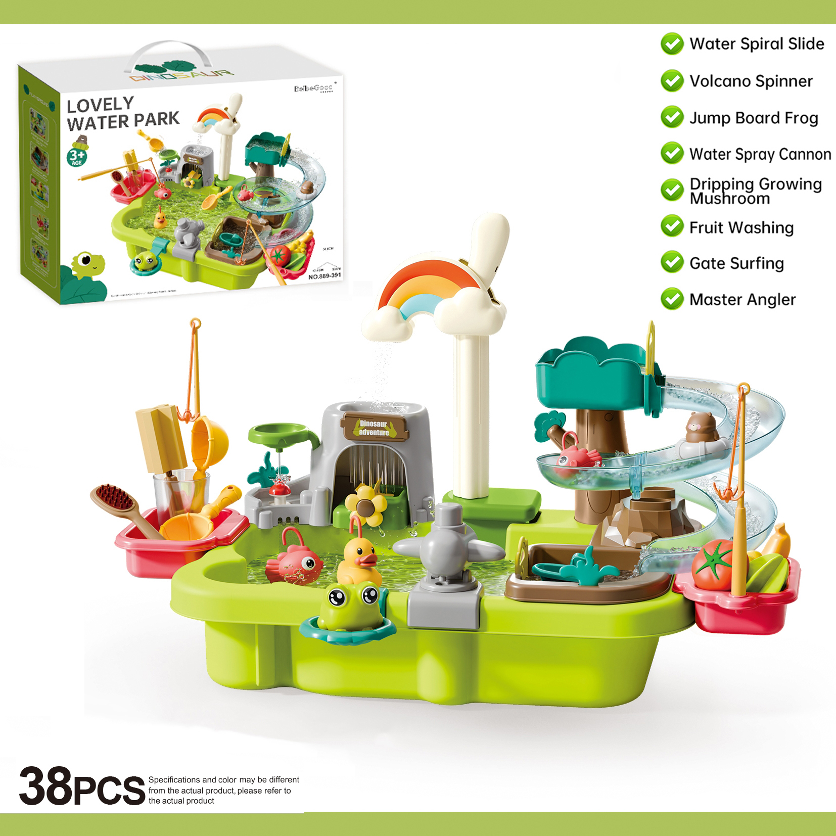 38/43/45pcs Kids Water Table S - đánh giá và giá Kids Outdoor Water Play Table