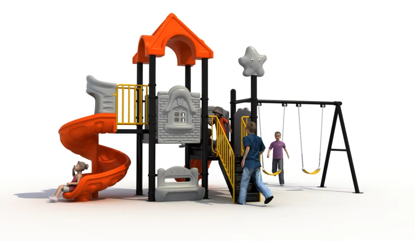 Outdoor Steel Plastic Swing Se - đánh giá và giá Kids Outdoor Swing Set