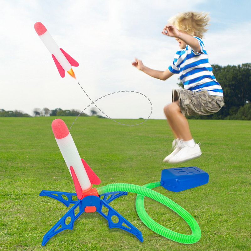 Kids Foot Pedal Air Pump Rocke - đánh giá và giá Kids Outdoor Jumping