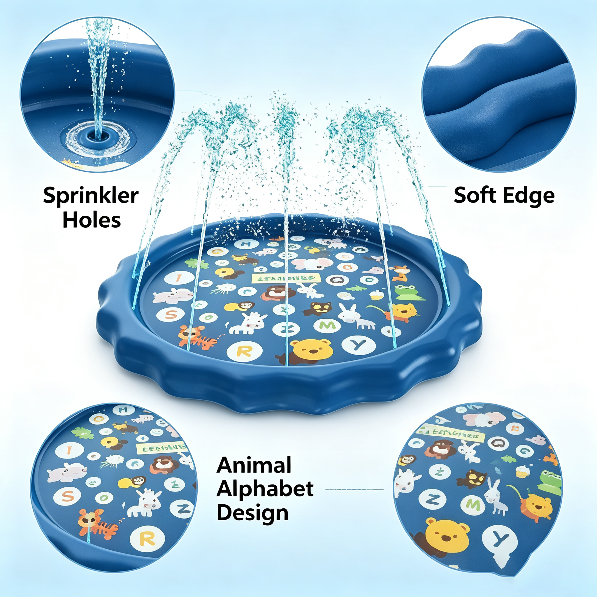 100/170cm Outdoor Kids Sprinkl - đánh giá và giá Kids Outdoor Water Sprinkler