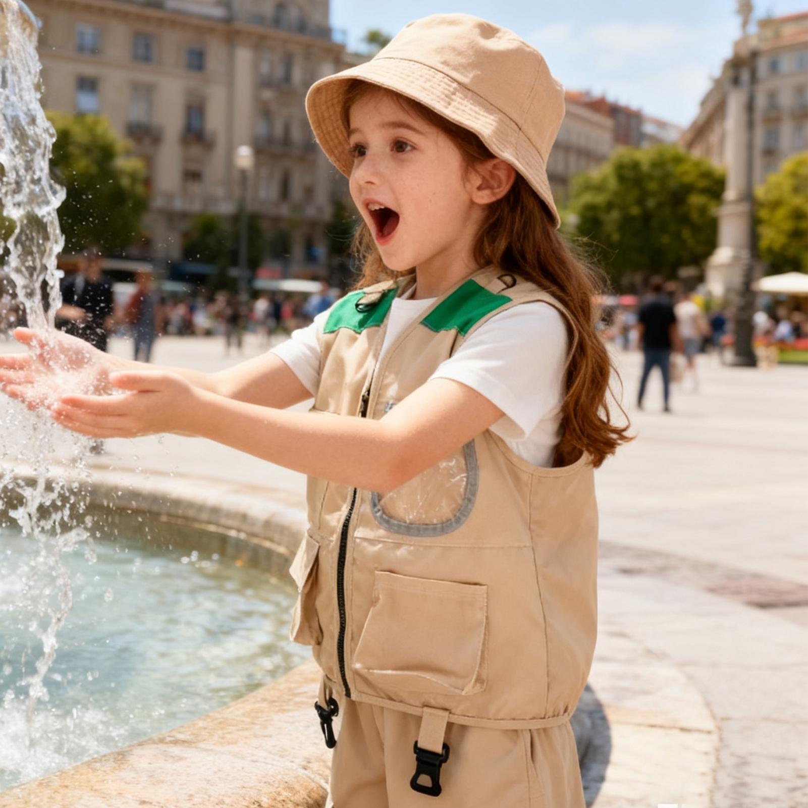 Kids Explorer hat and vest Cos - đánh giá và giá Kids Outdoor Umbrella