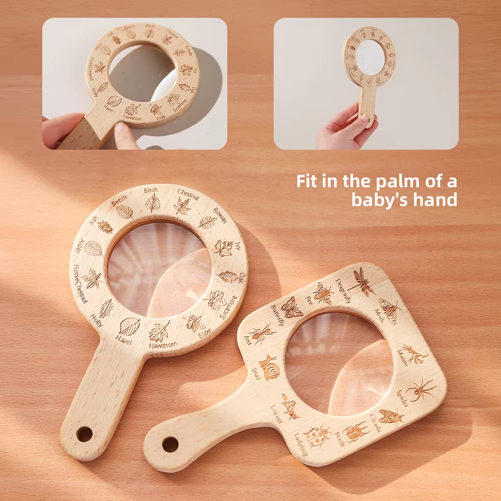Wooden Magnifying Glass for Ki - đánh giá và giá Kids Outdoor Gifts
